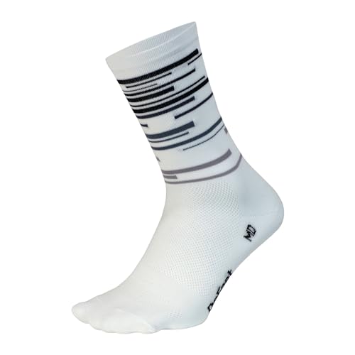 DEFEET Aireator 6" DNA Cycling Socks, White, Large