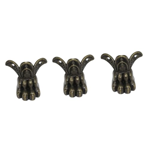 GRIRIW 6pcs Antique Soles Foot Feet Sofa Legs Leveling Furniture Risers Couch Sofa Support Legs