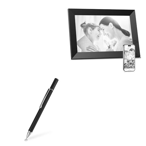 BoxWave Stylus Pen Compatible with KOHO 10.1 in WiFi Digital Picture Frame 32gb - FineTouch Capacitive Stylus, Super Precise Stylus Pen - Jet Black