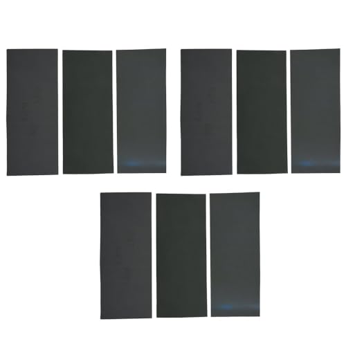 Papier de verre grain 3000 5000 7000 pour ponçage à sec et à l'eau 9 pièces