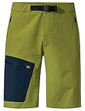 Kurze Wanderhose für Herren: Leichte, knapp knielange Softshell Tourenshorts aus vollelastischem Windproof 80 Material für den Bergsport