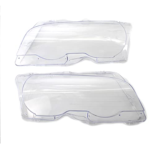 Lentille transparente phare de remplacement haut de gamme pour BMW E46 Cabriolet 99-03
