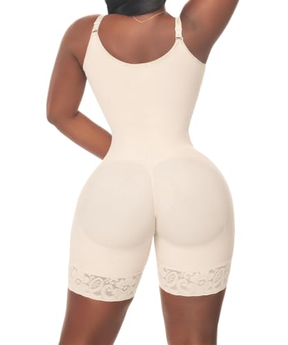 Forma Tu Cuerpo, Medium Compression Faja with Snaps (Beige, Small) - image 1