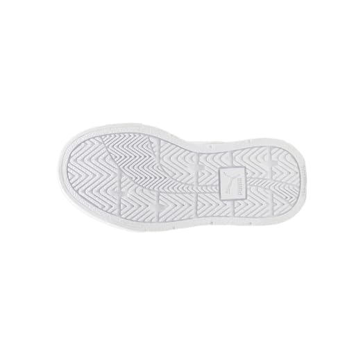 PUMA Puma Kids Cali Court Leather (Big Kid) Puma White/Puma Gold 4.5 Big Kid Medium