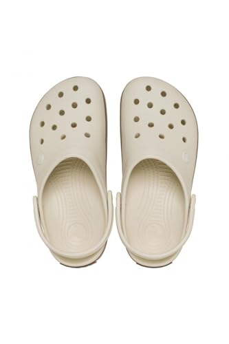 Crocs,Mixte Enfant,Crocband Gum Clog T,Blanc du Sommet,22-23