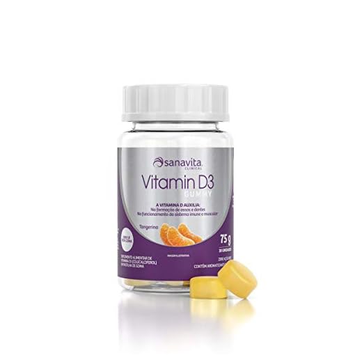 Vitamina D3 2000 UI Tangerina - Sanavita - Gominha