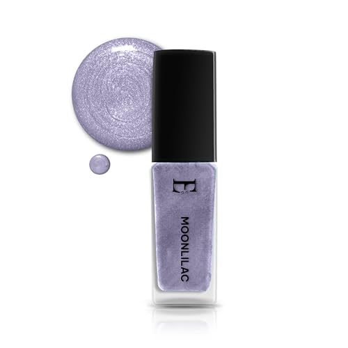 Image of MOONLILAC Vegan Nail Polish Lavender Color | Long Lasting Chip Resistant Formula | Quick Dry Glossy Finish | Non Toxic & Cruelty Free Nail Paint for Women | 10 ml