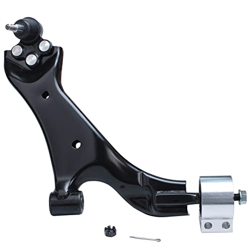 Image of Detroit Axle - 8pc Front End Suspension Kit for 2008-2009 Saturn Vue, 2 Lower Control Arms with Ball Joint 4 Inner Outer Tie Rods 2 Boots Replacement