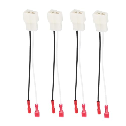 YYTQP 4 PCS Car Door Speaker Wiring Harness, 72-9300 Audio Speaker Wire Cable Compatible with Select Mazda Nissan Subaru WRX Speakers Adapter Connector Adaptor Plug