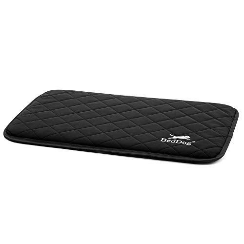 BedDog Nelly Tappeto per Cani, Ecopelle, Nero, M