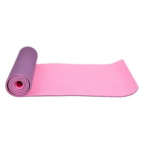 FA Sports YogiPlus Double-Layer Yoga Mat pink Size:183 x 61 x 0.6 cm Cover