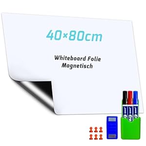 SAMNISOO Magnetische Whiteboard Folie 40x80