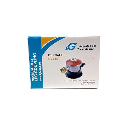 IGT Clip-On Jumbo Adapter 35mm x KLF (Deutscher Druckminderer) für Gasflaschen in Spanien, Portugal, Norwegen etc.