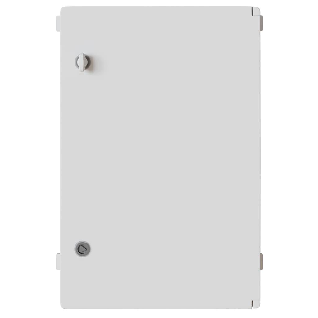 Mangloder Steuerungsschrank Grau aus ABS Kunststoff 47 x 20 x 60 cm, für Haus und Wand, aufputz und unterputz, verteilerdose und schaltschrank, feuchtraum zubehör, innen außen