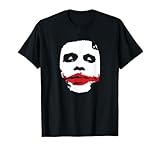 The Dark Knight Heath Ledger The Joker Face Paint Mask T-Shirt