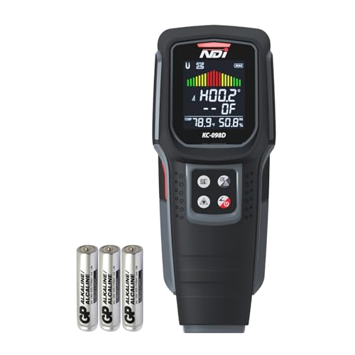 NDI 098D 5‑in‑1 Stud Finder Wall Scanner with Laser Liner – Precise Stud, Metal, Pipe & Live Wire Detection + Moisture Scan & Laser Guide by NDI - Used condition - US$33.41