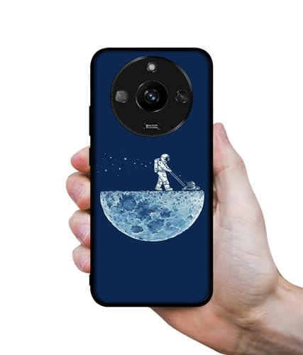 Image of Moon Walk Design Premium 2D Printed Metal Back Case Cover for Realme Narzo 60 5G