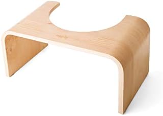 Hey Nature HOCA Wooden Toilet Stool, Medically Tested Poop Stool for Adults, Made of FSC Wood, Bathroom Stool Against Haemorrhoids, Constipation, IBS - Wood Stool for Complete, Painless BM, Poo Stool