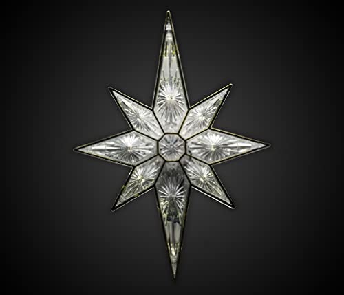 Queens Of Christmas Bethlehem Star 11" Tree Topper With Warm White Led, (Topper-Bstar-11-Lww) #TOP27
