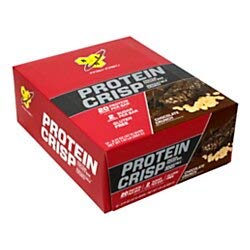 BSN Finish First Protein Crisp Protein Bars, Chocolate Crunch, 2.01 Oz, Box Of 12 Bars