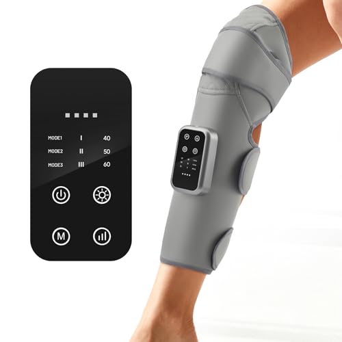 Yapasopu 2 in 1 massage jambe,ménage massager mollet appareil circulation sanguine jambes avec 3 modes de massage, 3 niveaux de chaleur Couverture complète...
