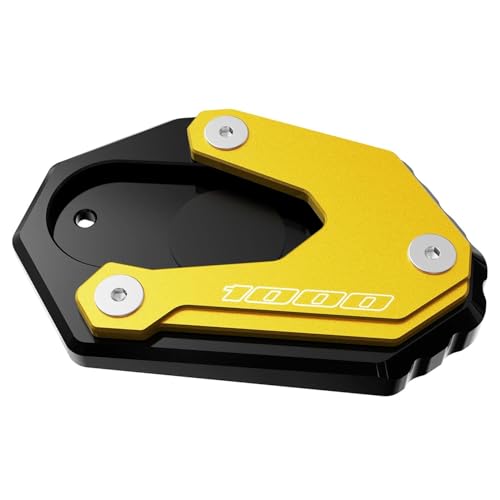 スズキ向け GSX S GSXS 1000 GSX-S 1000F 1000S 2015-2023 オートバイキックスタンドパッドサイドスタンドエンラージャー延長プレートサポート(Gold 1)