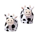 Mikikit Pantoufles Intérieur Peluche Unisexes Chaudes et Antidérapantes Pantoufles Hiver...