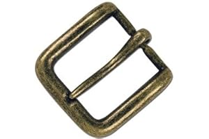 Tandy Leather 1 1/2" Solid Antique Brass Buckle That Fits 1 1/2" Straps (1641-09)