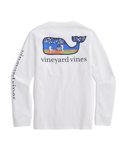 Vineyard Vines Boys' Whale Fill Long-Sleeve Pocket Tee 4T
