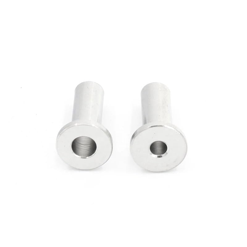 Morsetti Per Fune 20/50/100/200/500 pezzi Maniche protettive in acciaio inossidabile Occhiello for kit ringhiera cavi da ponte 1/8", 5/32" o 3/16"(100pcs)
