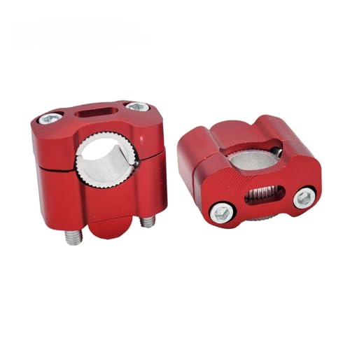 Rehausseur de guidon moto Suzuki adaptateur de serrage rouge en alu resistant