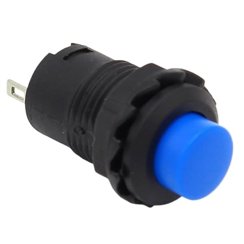 Interruptor pulsador momentáneo de 12mm ideal para maquetas simuladores y paneles domésticos 4