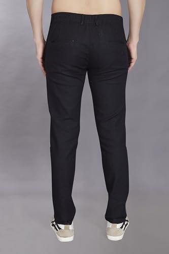 Image of DIVISIVE Men's Relaxed Fit Cotton Linen Blend Trousers