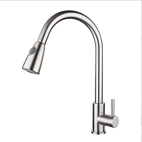 Robinet de cuisine mitigeur noir extractible laiton eau chaude froide pulvérisation évier