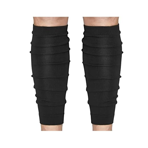 Football Leg Compression Sleeve Youth & Men, Calf Compression Sleeves, Football Calf Sleeves Youth Boys, Sport Running Football Accessories for Kids, Black