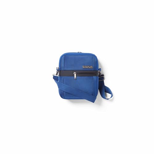 Image of American Tourister Luxe Biz | 5 Ltrs | 1 Compartment | Adjustable Strap | Shoulder Bag | 1 Year International Warranty | Blue