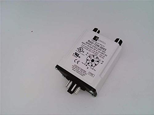 RADWELL Verified Substitute 9050-JCK51-V14-SUB Replacement of Schneider Electric 9050JCK51V14, TIME DELAY Relay, Repeat Cycle (Off 1ST), PROGRAMMABLE, Timing Range: T1-0.05 SECS - 100 HRS /T2