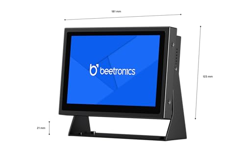 Image of Beetronics 7 Inch Touchscreen Monitor | Full HD 1080p | 7TS7M - Industrial-Grade, Professional 10-Point Multi Touch Display for PC, Mac, Linux - HDMI, DisplayPort, USB-C, VGA Inputs