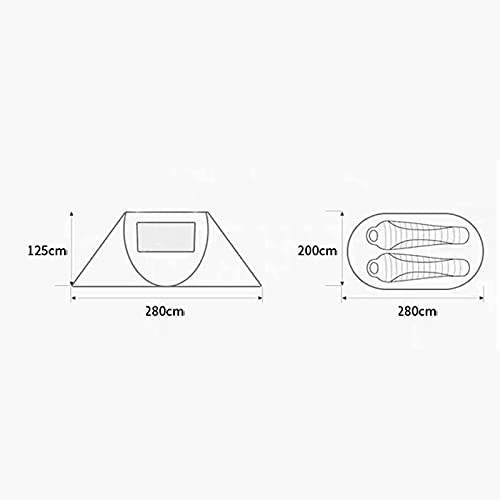 Carpa de camping impermeable para 5 a 8 personas miniatura 2