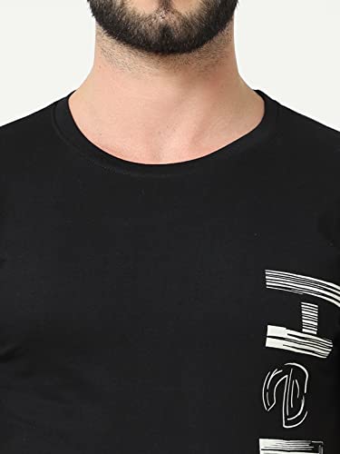 Image of HELOISE Men's 180 GSM Round Neck Half Sleeve (Side Zipper)