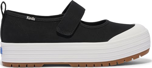 Zapatos planos Mary Jane Keds de lona para mujer con correa ajustable cómoda 2
