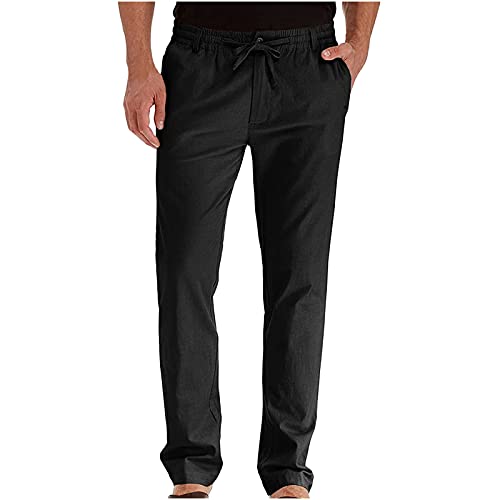 Pantalonesde Traje Hombre Negocios Moda Oficina Algodón Slim Fit Pants Fiesta Basic Casual Pantalon Largo Elegante Otoño Cómodo Deportivos Jogging Colores sólidos Pantalones 2025