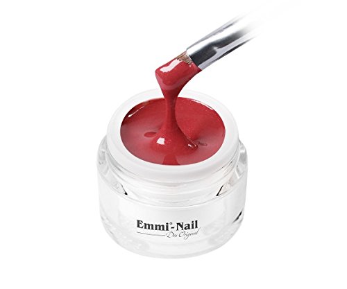 Emmi - Nagelkleurgel vintage rood: UV-gel voor glanzende afwerking, hoge dekking, helder rood, gemiddelde viscositeit… - Afbeelding 4