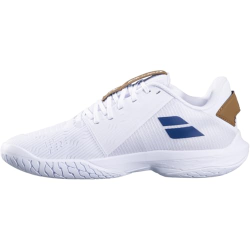 Babolat Men's Jet Tere 2 All Court Wimbledon Limited Edition Tennis Shoes (White/Blue Navy)3