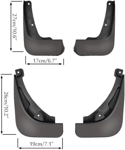 Garde-boue pour Dodge Dart anti-projections route et pluie - 2