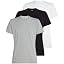 BLACK/GREY HEATHER/WHITE