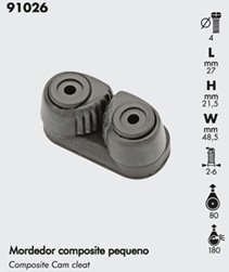 Nautos A91026 - Small Composite cam Cleat