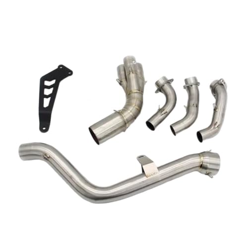 Ligne d'échappement pour MT-09 et Tracer demi bleu en acier inoxydable sans lacet