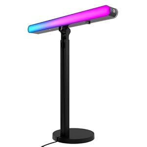 Logitech G Litra Beam LX Premium Dual-Sided RGB LED Streaming Key Light, TrueSoft, Studio Lights, Bluetooth, USB, PC/Mac – Graphite