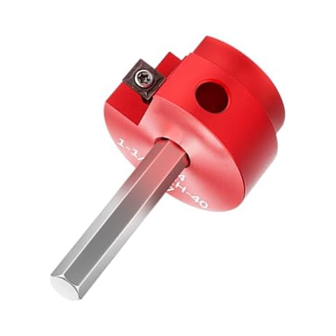 DIYLOG PVC Pipe Reamer, Plumbing Tools, Pipe Reamer, PVC Reamer Fit into Standard 1/2" Drills Contains 1 1/2 Inch Drills（PPR150） for SCH40, ABS, CPVC 1.520Inch #20 Cover